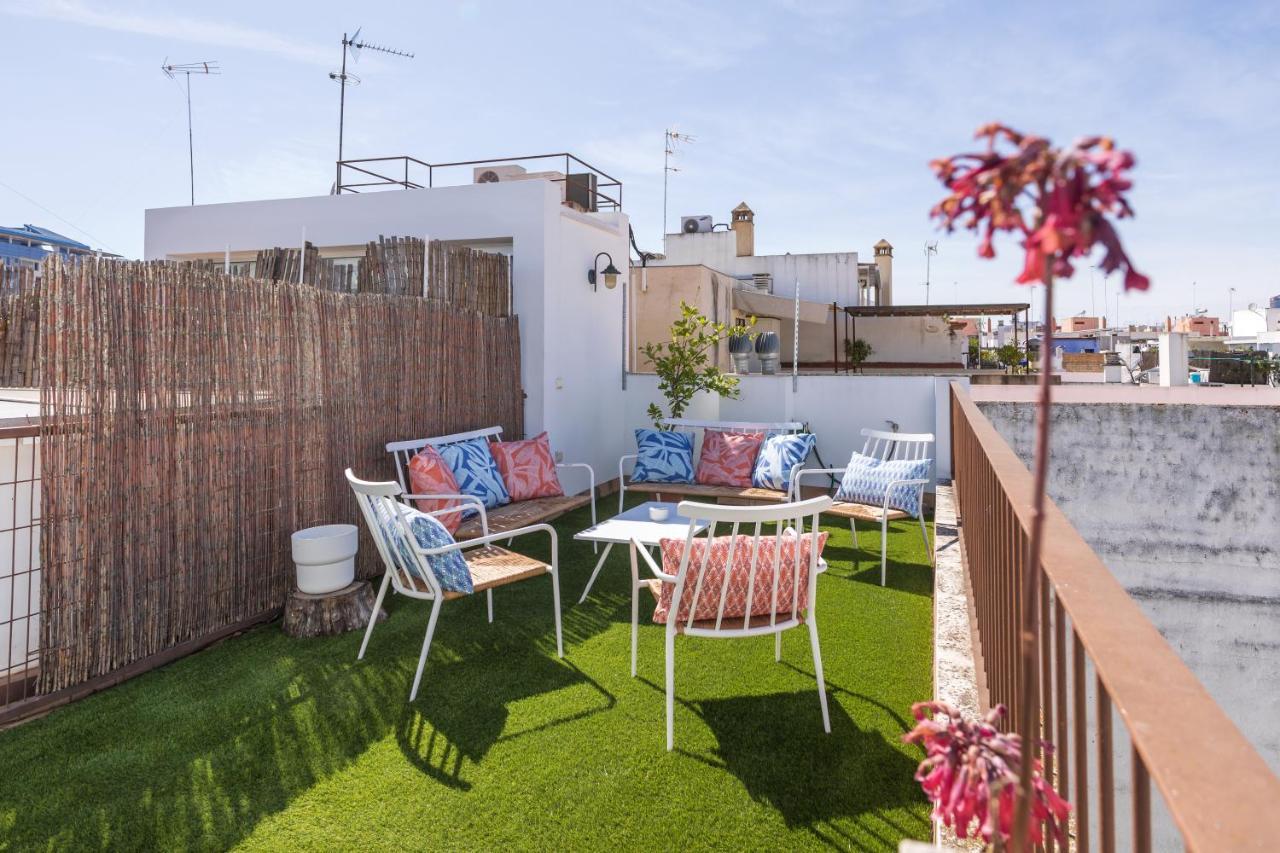 Tentudia Charming Apartments With Private Roof-Top Or Patio In San Bernardo By Ocityzen Sevilha Exterior foto