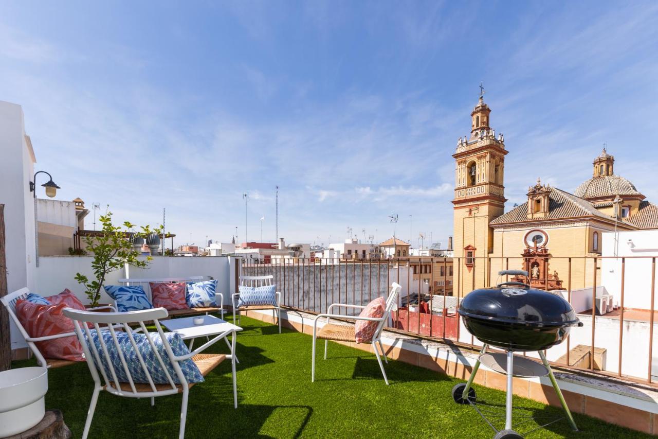 Tentudia Charming Apartments With Private Roof-Top Or Patio In San Bernardo By Ocityzen Sevilha Exterior foto